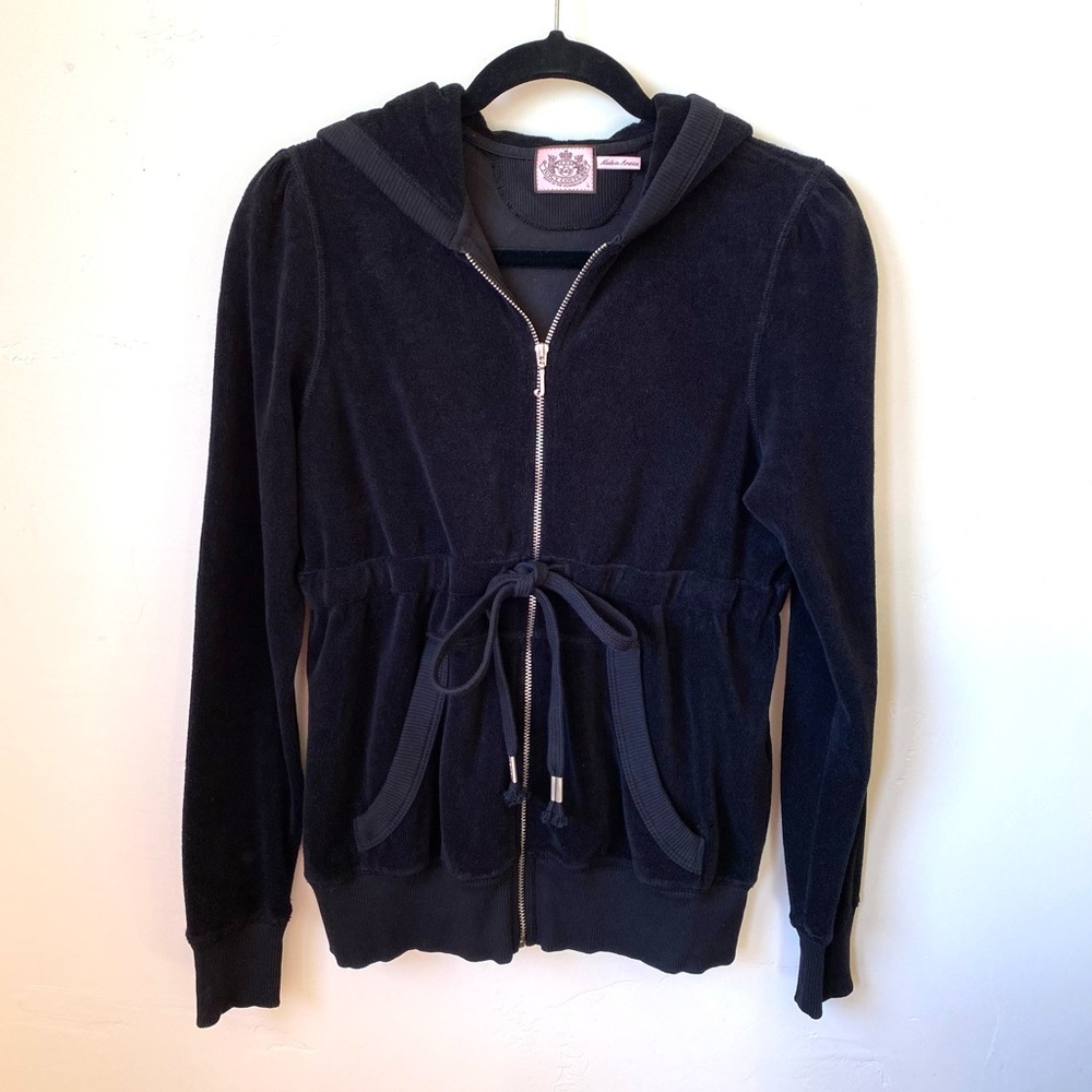 Juicy Couture • Like New Terry Cinched Waist Hoodie